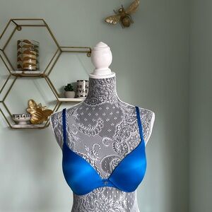 VS So Obsessed Push-Up Bra - Royal Blue EUC